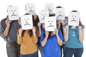 clientes insatisfeitos